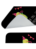 Mr. & Mrs. Panda Badezimmermatte Avocado Party mit Spruch in Schwarz