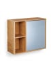 relaxdays Spiegelschrank in Natur - (B)54,5 x (H)45 x (T)20 cm