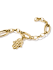 Thomas Sabo Charm-Anhänger Hamsa Connect in gold, weiß