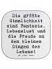 Mr. & Mrs. Panda Getränkeuntersetzer Spruch Sinnlichkeit und Fre... in Weiß