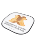 Mr. & Mrs. Panda Auto Sonnenblende Igel händchenhaltend mit Spruch in Weiß