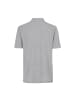 IDENTITY Polo Shirt klassisch in Grau meliert