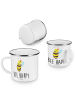 Mr. & Mrs. Panda Teetasse Biene Happy mit Spruch in Weiß