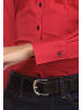 Vincenzo Boretti Bluse tailliert in rot