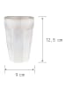 Butlers Butlers Latte Macchiato Tasse BERGAMO 6er-Set in Weiß