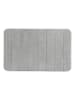 Wenko Badteppich Memory Foam Stripes, Light Grey, Badteppich Mod. Stripes Memory Foam, Light Grey in Grau