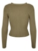 Urban Classics Urban Classics Damen Ladies Short Rib Knit Cardigan in khaki