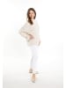 usha WHITE LABEL Damen Strick Pullover in Hellbeige Melange