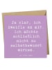 Mr. & Mrs. Panda Grußkarte Spruch Selbstzweifel Charm mit Spruch in Lavendeltraum
