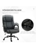 Vinsetto Bürostuhl-80L x 72,5B x 110-118H cm-Dunkelgrau