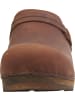 Sanita Comfortwear Clog "Wood-Ursana Open" in Braun