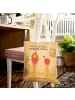Mr. & Mrs. Panda Shopper-Tasche Streichhölzer Design mit Spruch in Weiß