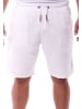 RESLAD Baumwollhose Freizeithose kurz in weiß