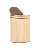 Beliani Wäschekörbe BADULLA in Braun - (W) 42 x (H) 60 x (L) 35 cm