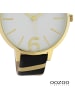 Oozoo Analog-Armbanduhr Oozoo Timepieces beige, schwarz groß (ca. 43mm)