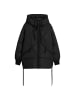 Marc O'Polo DENIM Lange Kapuzen-Steppjacke relaxed in Schwarz