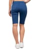 Cipo & Baxx Cipo & Baxx Damen Straight Fit Capri Hose Mid Waist WK186 Navy Blue W25/