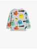 KOTON Sweatshirt in Grau Gemustert