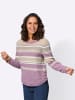 WITT WEIDEN Ringel-Pullover in violett-sesam-geringelt