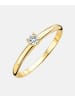 Diamant L'éternel Ring aus 375 Gelbgold mit Diamant
