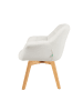 DUBI Möbel 2er-Set: Drehstuhl Mika-Ava in Creme - (B)65 x (H)81 x  (T)66 cm