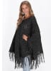 IZIA Poncho in black