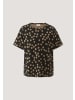 Hessnatur Hessnatur Print T-Shirt Oversize aus reiner Bio-Baumwolle in schwarz
