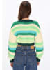 myMo Cardigan in green multicolor