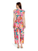 Vera Mont Jumpsuit mit Blumenprint in Yellow/Pink
