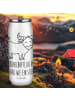Mr. & Mrs. Panda Trinkflasche Sternzeichen Stier mit Spruch in Weiß