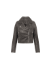 Bolongaro Trevor Lederjacke Millie Biker in dunkelgrau