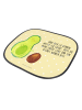 Mr. & Mrs. Panda Sonnenschutz Avocado Kern rollt mit Spruch in Gelb Pastell