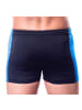 Aquarti Aquarti Herren Badehose mit Kordelzug Gummibund in schwarz/blau