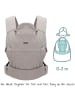 fillikid Babytrage Natural ab 3,5 -20 kg für Bauch-, in grau
