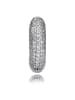 BALIA Silber 925 Damen Creolen 5-reihig Zirkonia Ohrring ca. 1,7cm