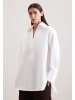 Seidensticker Schlupfbluse Oversized in Weiß