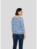 Rabe T-Shirt mit grafischem Allover-Print in Pazifik