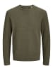 Jack & Jones Pullover JJERYDER KNIT CREW NECK in Grün