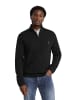 Polo Club Pullover MAN RIGBY GO CABLE ZIPPER WOOL KLUM LONG SLEEVE REGULAR FIT in Schwarz