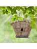 relaxdays Vogelhaus in Natur - (B)27x (H)29 x (T)11 cm