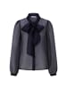 Rich & Royal Schluppenbluse in marine flieder