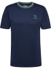 Hummel Hummel T-Shirt Hmlstaltic Multisport Herren Atmungsaktiv Leichte Design Schnelltrocknend in MARINE/DUCK GREEN