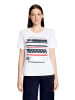 Betty Barclay Basic Shirt mit Aufdruck in Patch White/Dark Blue