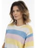 usha BLUE LABEL Strick Pullover in Weiss Rosa Gelb