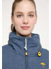 Schmuddelwedda Lange Sweatjacke in Marine Melange