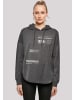 F4NT4STIC Oversized Hoodie Brave Heart OVERSIZE HOODIE in charcoal