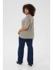 KAFFE curve Strickpullover KCmani Loose fit in Elephant Skin