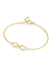 Smart Jewel Armband Mit Infinity Mittelteil in Gold