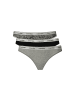 Calvin Klein Grau Damen Thong aus Baumwolle