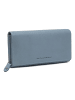 The Chesterfield Brand Valetta Geldbörse RFID Schutz Leder 18 cm skyblue